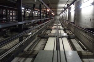 For elevators used for wire rope elevators